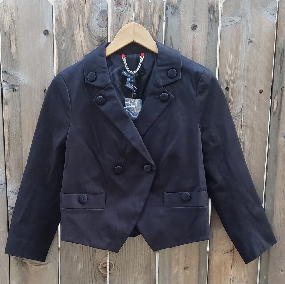 Marc by Marc Jacobs Cropped Tuxedo Style Jacket